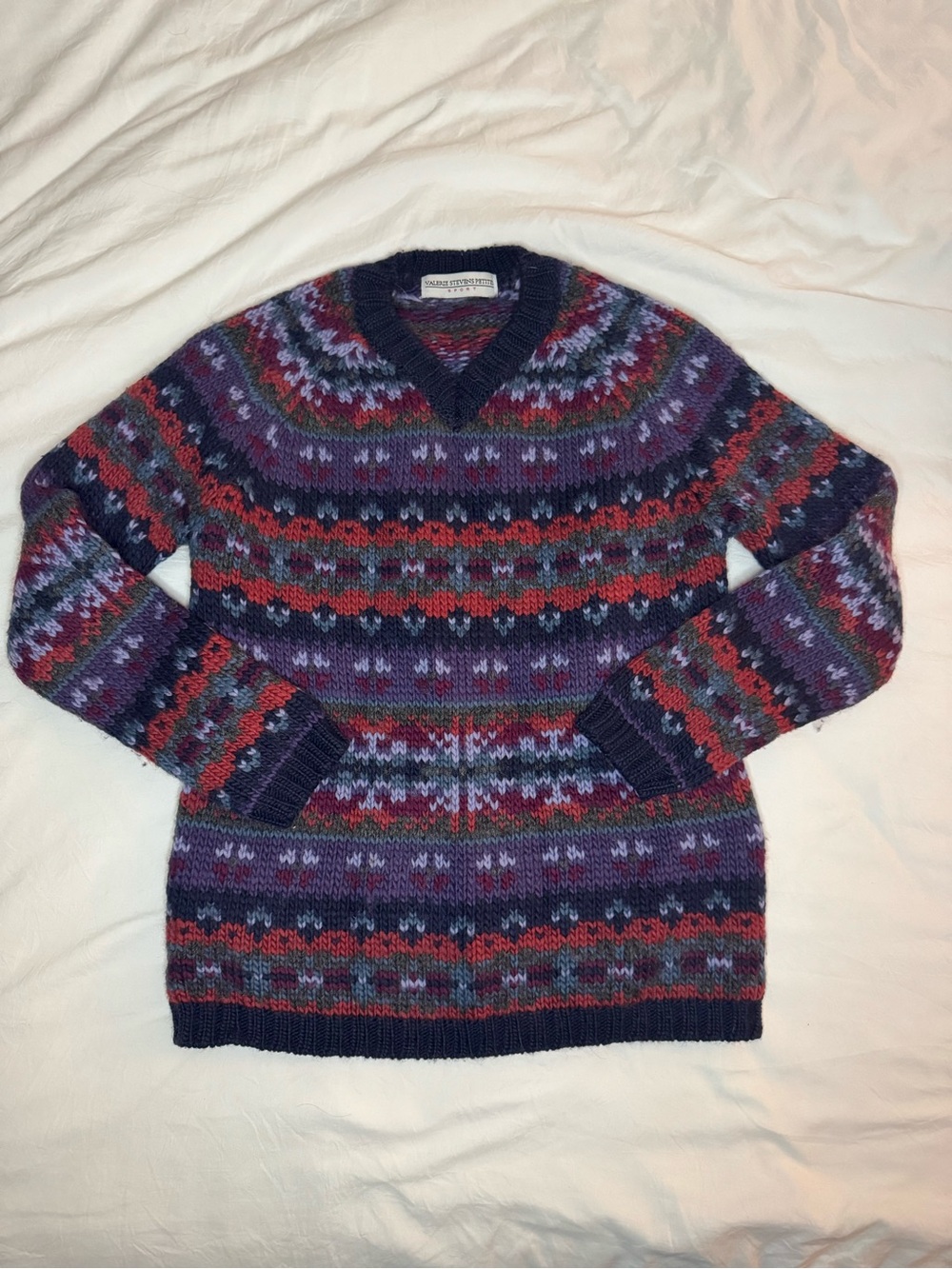 90s Vintage Women’s 100% Wool Valerie Stevens Sweater
